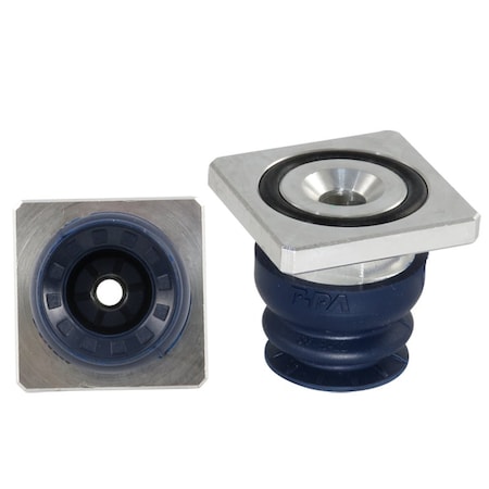 Fipa Bellows vacuum cup diam. 22 mm, NBR blue, with R-Adapt 22.022.227.1